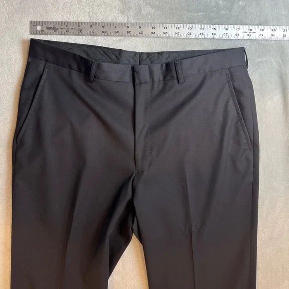 Jos. A. Bank 100% Wool Dress Pants 34W 30L Travelers Collection Tailored Fit - Picture 12 of 14